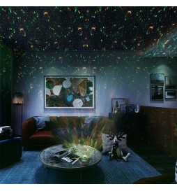 Projektor gwiazd bluetooth star lampka nocna rzutnik LED z głośnikiem | Hypermed.pl