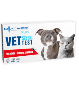 TEST dla Psa i Kota na Pasożyty – Giardia Lamblia 10 minut Domowy Test