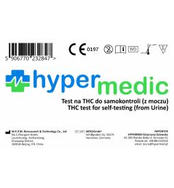 TEST na THC marihuanę i haszysz narkotyki narkotest HYPERMEDIC