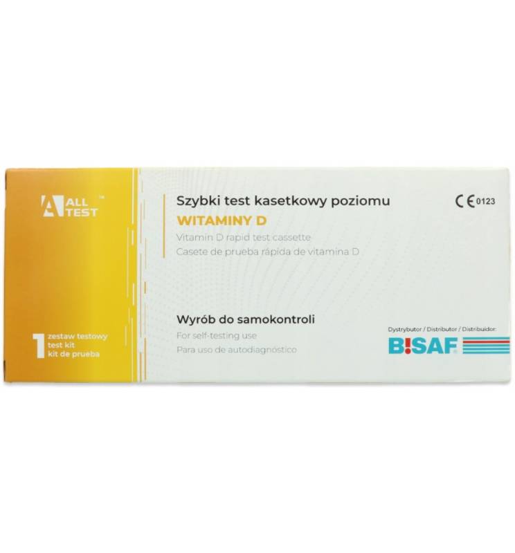 Test Witamina D do wykrywania stężenia poziomu WITAMINY D we krwi Test Witamina D do wykrywania stężenia poziomu WITAMINY D we krwi