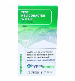 ZESTAW ZDROWY ŻOŁĄDEK TEST HELICOBACTER PYLORI + KREW UTAJONA W KALE FOB HYPERMEDIC