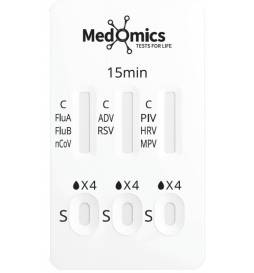 Test Combo 8w1 Medomics COVID-19, GRYPA A+B, RSV, ADV, PIV, HRV, MPV