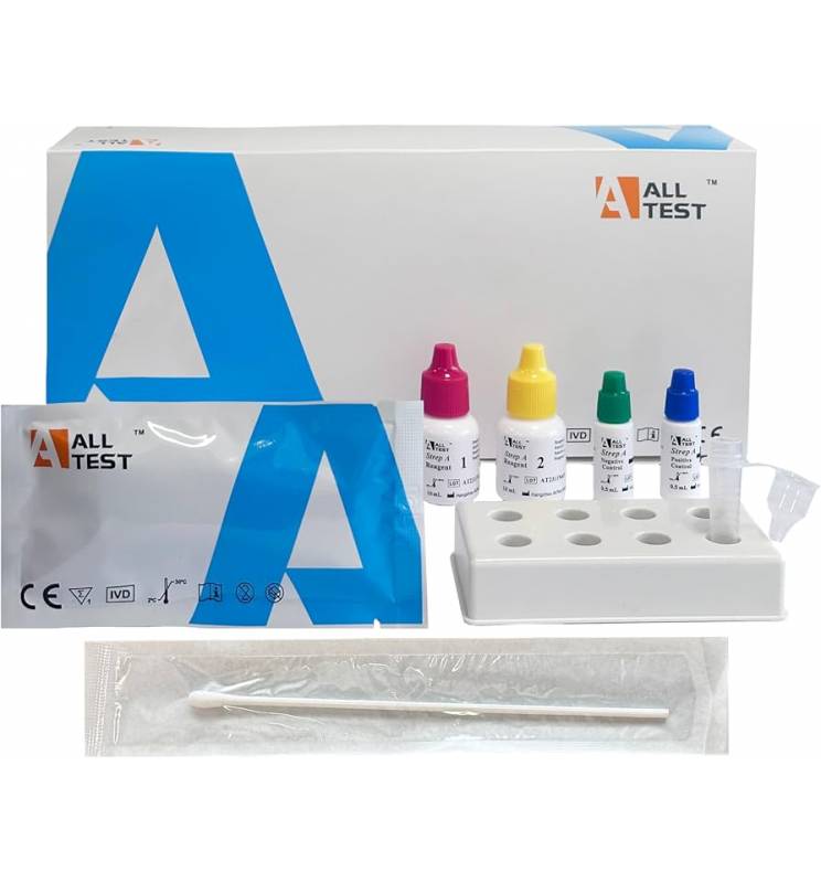 Test Strep A do wykrywania antygentu Streptococcus z grupy A Angina